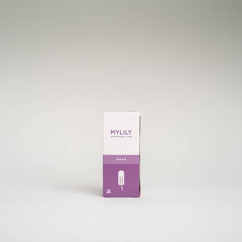 Tamponverpackung lila von mylily